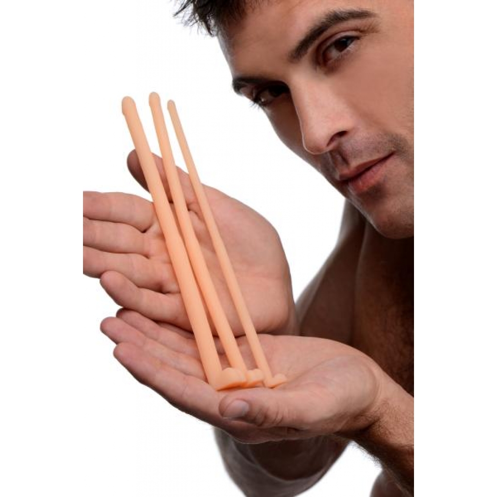 Dockers Silicone Urethral Penis Sound Set Beige