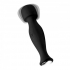 Mighty Pleaser Powerful 10x Silicone Wand Massager - Black