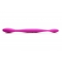 Double Thump 7X Rechargeable Silicone Double Dildo - Purple