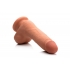 7 Inches Ultra Real Dual Layer Dildo - Beige Tan