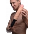 Onslaught XXL Vibrating Giant Dildo - Beige