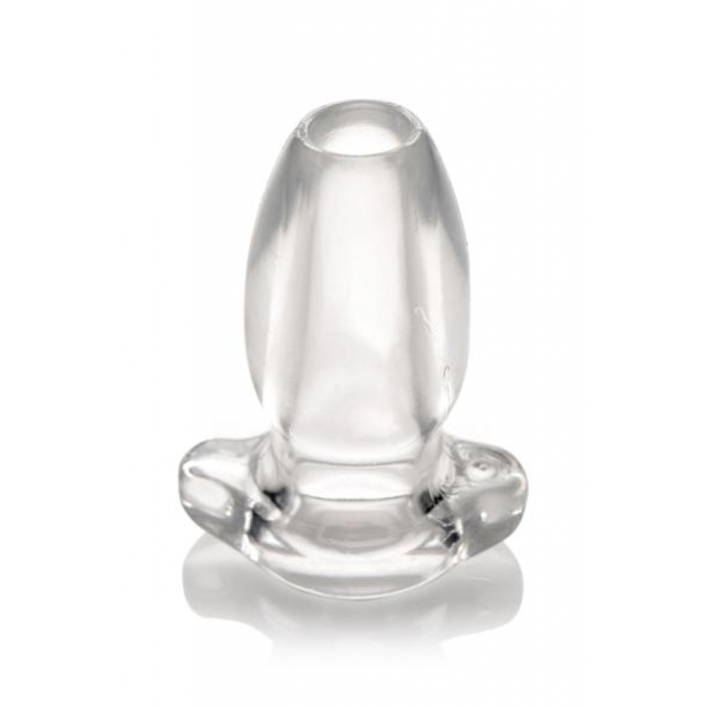 Peephole Clear Hollow Anal Plug – Small