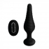 Under Control Vibrating Anal Plug with Remote Control - Black