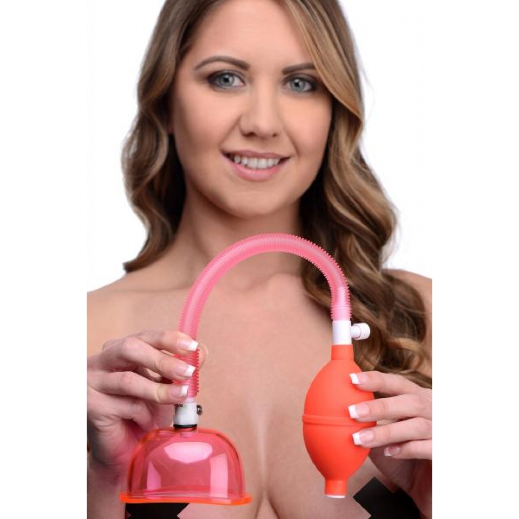 Vaginal Pump With 3.8 Inch Small Cup Pink