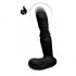 Thrilling Silicone Thrusting Anal Plug with Remote Control - Black