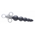 Silicone Graduated Beads Lubricant Launcher in Black