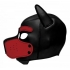 Spike Neoprene Puppy Hood - Red (O/S)