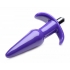 Smooth Vibrating Anal Plug - Purple