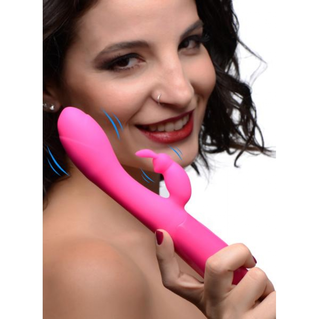 Rebel Rabbit 21X Silicone Vibrator - Pink