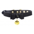 Golden Kitty Cat Bell Collar – Black/Gold