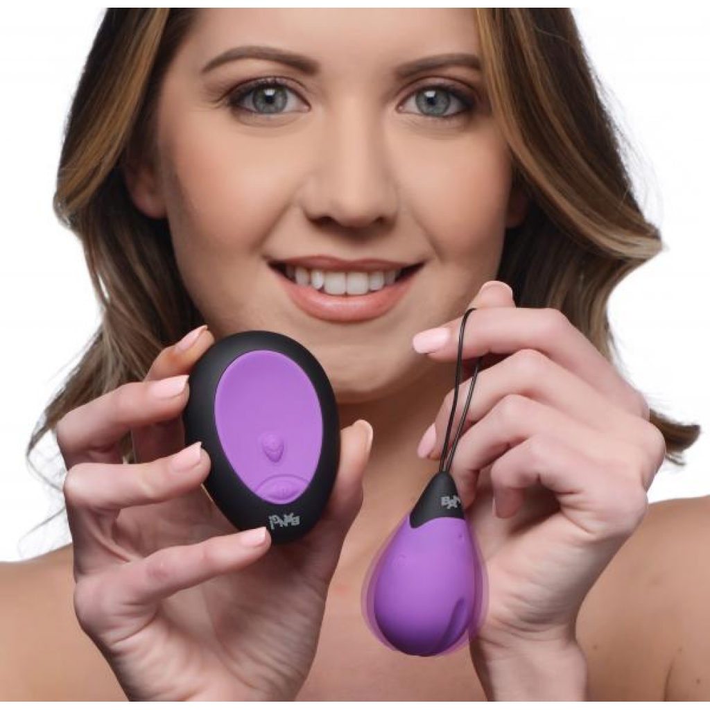 10x Silicone Vibrating Egg - Purple