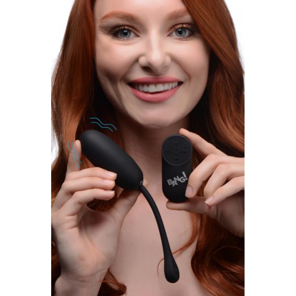 Remote Control 28x Silicone Plush Egg - Black