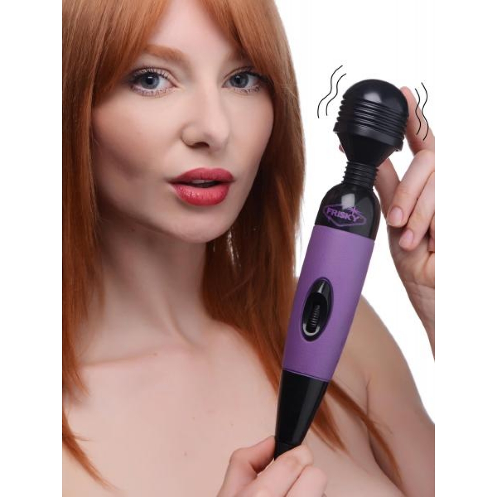 Playful Pleasure Multi-speed Vibrating Wand - Purple Pink