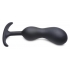 Premium Silicone Weighted Prostate Plug - Large Black