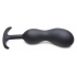 Premium Silicone Weighted Prostate Plug - XL Black