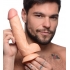 8.25 Inch Dildo With Balls - Light Nude