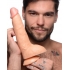 Beefy Brad 9-Inch Dildo with Balls - Light Nude