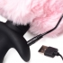 Remote Control Wagging Bunny Tail Anal Plug - Pink