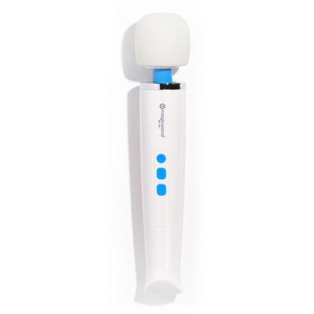 Magic Wand Mini Massager - Compact White Vibrator