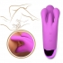 10x Triple Rabbit Silicone Vibrator - Purple Delight