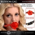 Blossom Silicone Breathable Rose Gag - Red