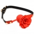 Blossom Silicone Breathable Rose Gag - Red