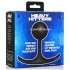 Premium Silicone Weighted Anal Plug - Medium Black