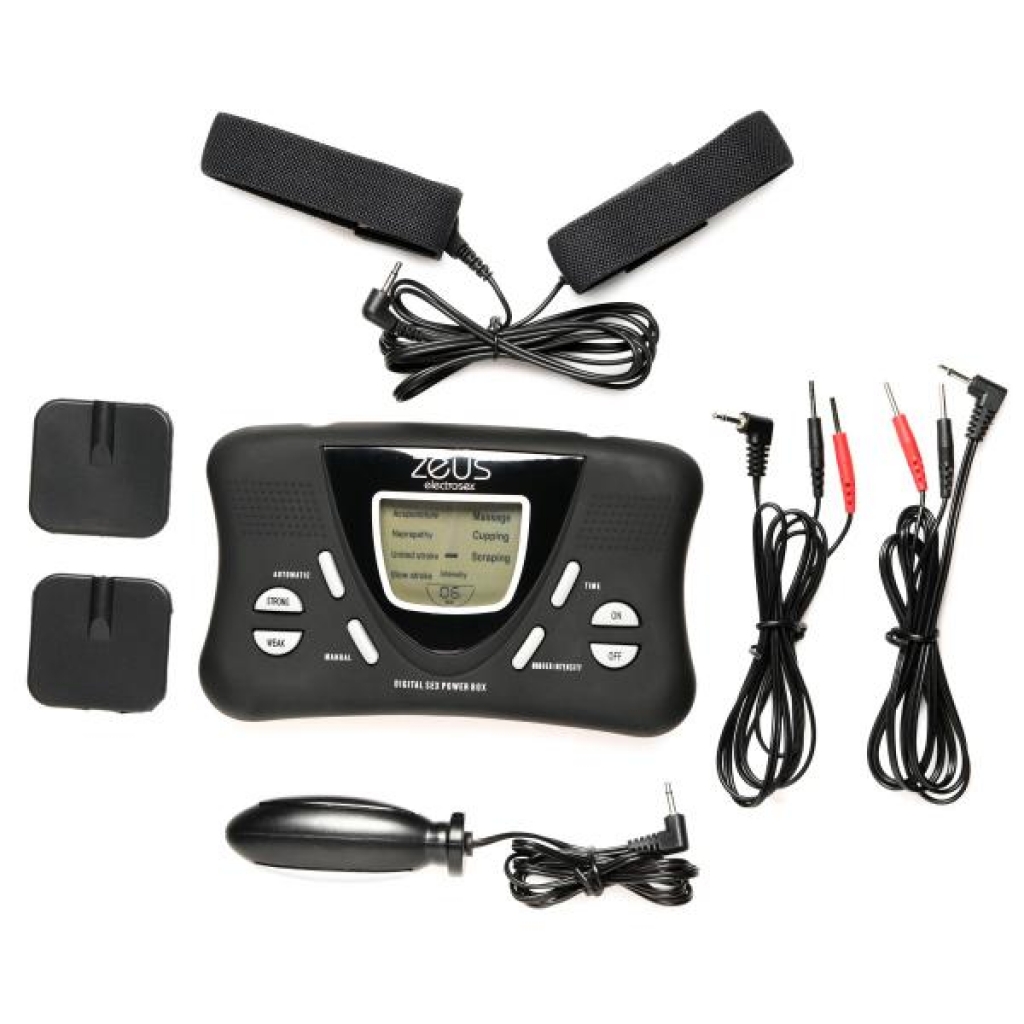 Deluxe E-stim Kit - Black for Electrifying Experiences