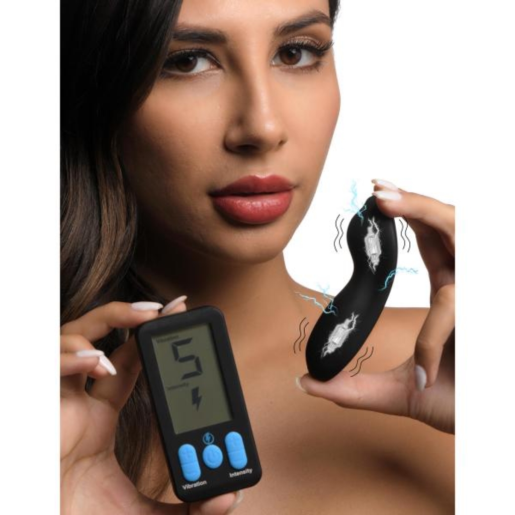 E-stim Remote Control Panty Vibe - Black