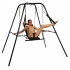 Throne Adjustable Sex Swing with Stand - Smoke