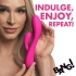 10x Flexible Silicone Rabbit Vibrator - Pink