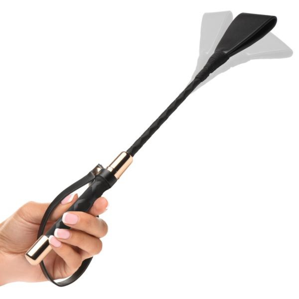 Stallion Riding Crop - 12 Inch Black