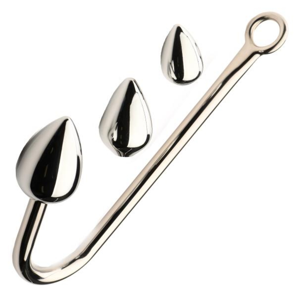 Anal Hook Trainer with 3 Interchangeable Plugs