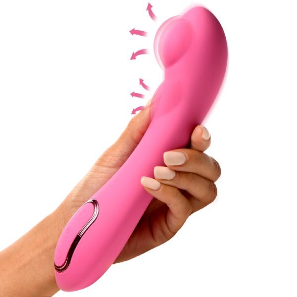 Extreme-g Inflating G-Spot Silicone Vibrator - Pink