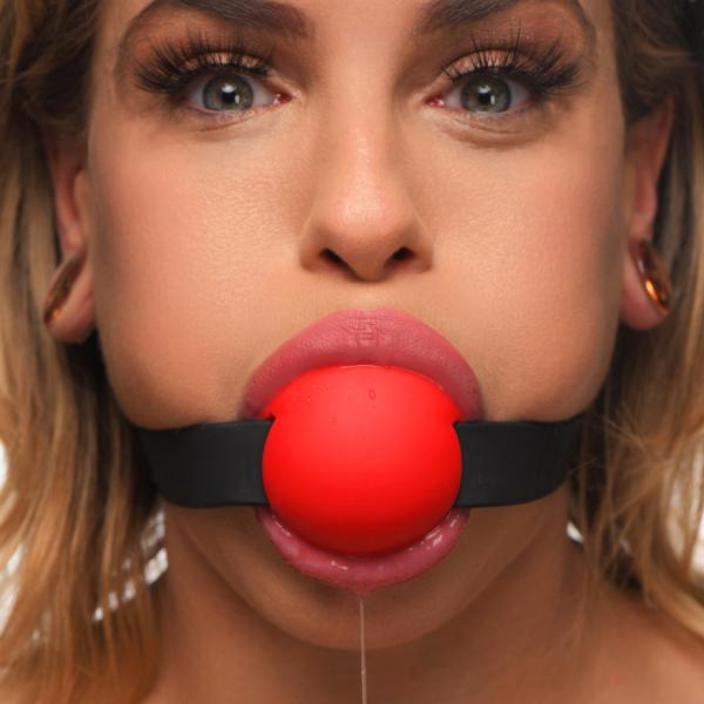 Gag Order Extreme Silicone Ball Gag - Red