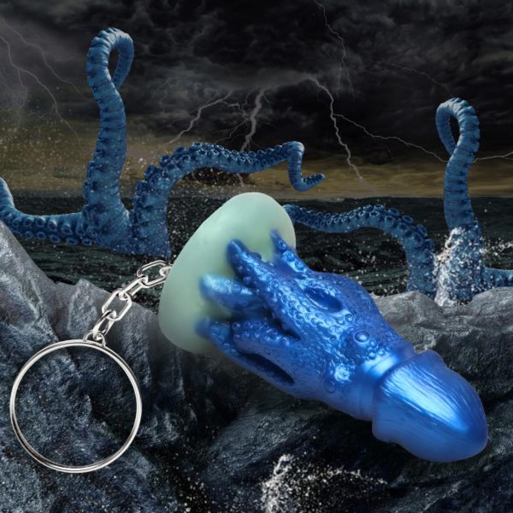 Cocktopus Mini Dildo Key Chain - Blue