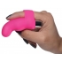 G-Thrill Silicone Finger Vibe - Magenta Pink