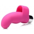 G-Thrill Silicone Finger Vibe - Magenta Pink