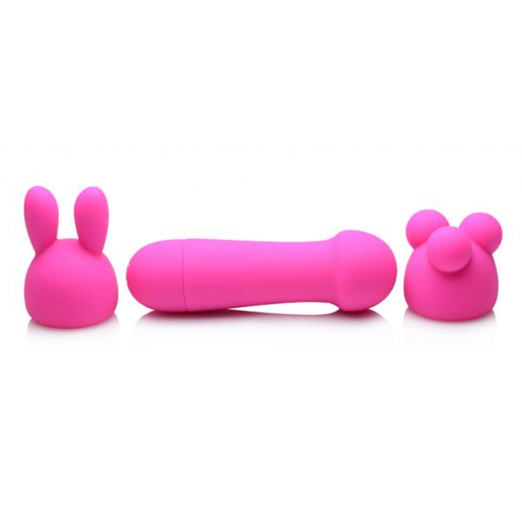 Rocket Mini Wand with 2 Attachments - Pink