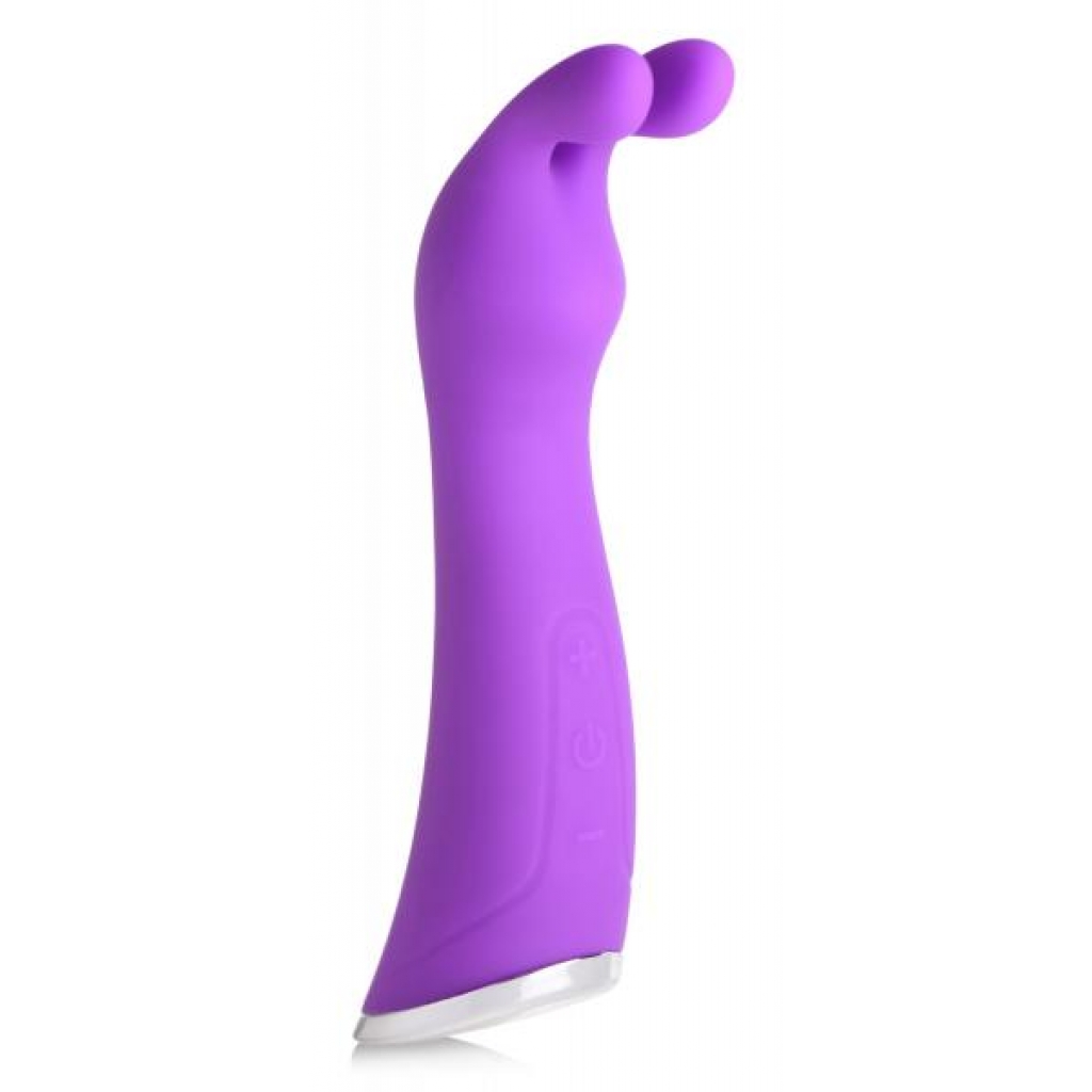 Zippy Silicone Rabbit Vibrator - Purple