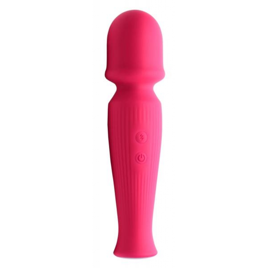 10x Silicone Wand Massager - Magenta Red