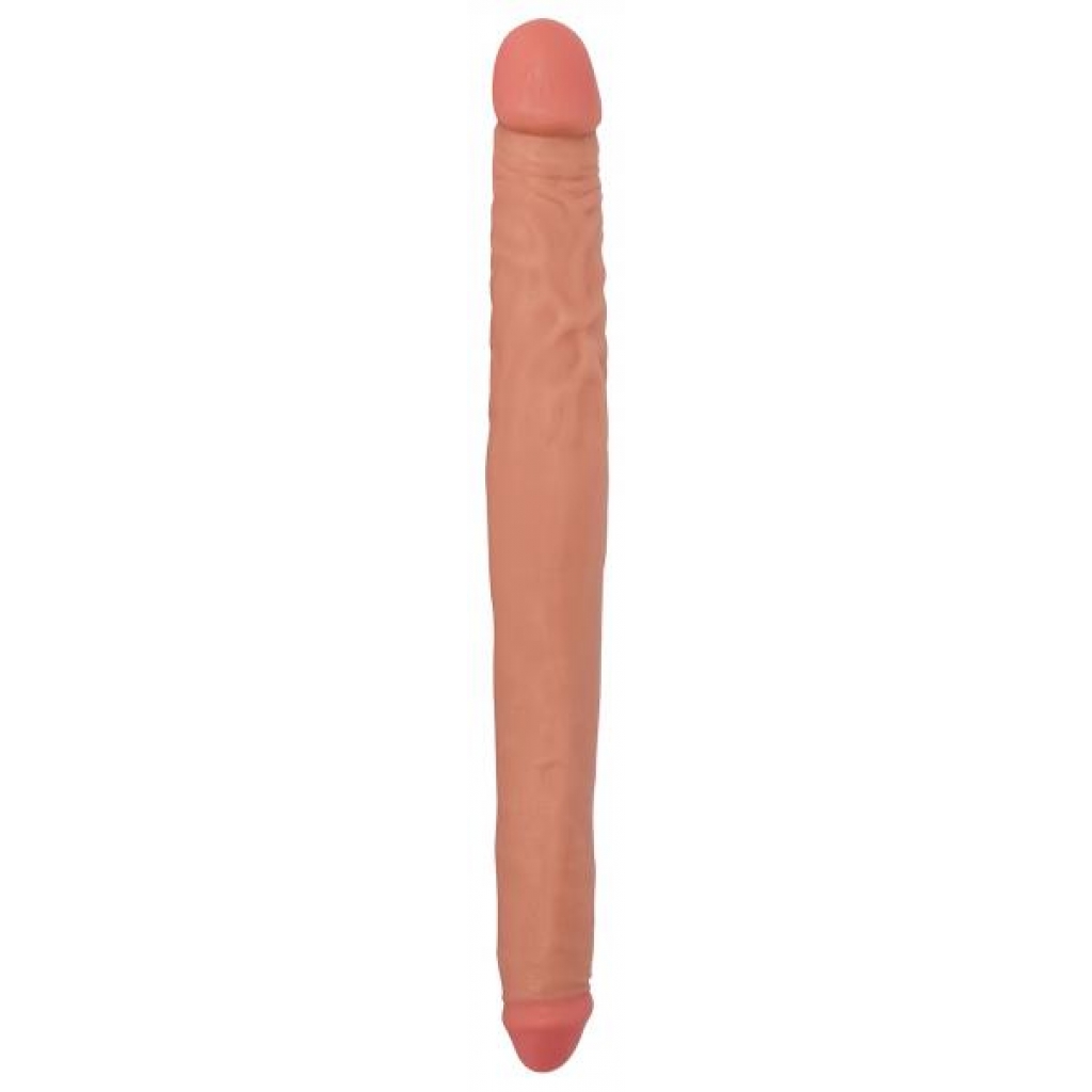 Jock 16 Inch Tapered Double Dong - Flesh Beige