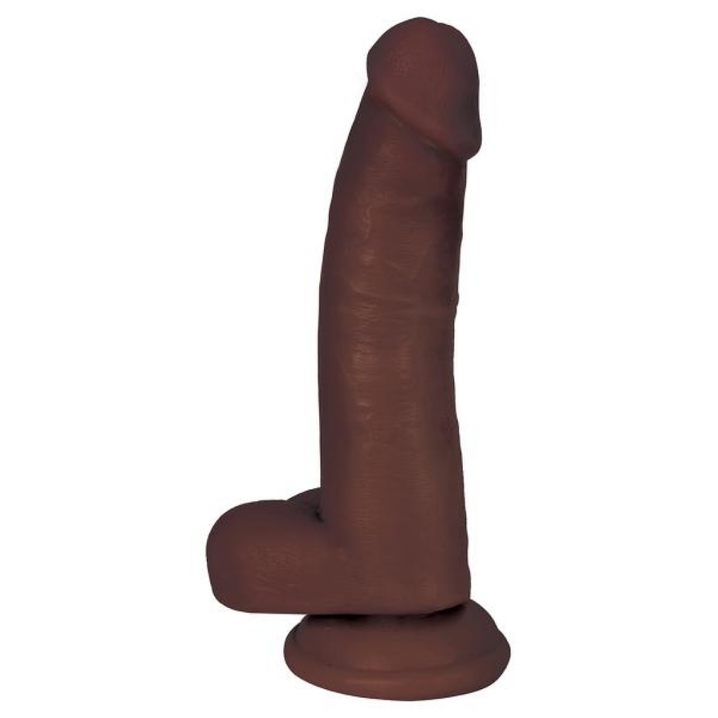 Jock 8 Inch Dong with Balls in Brown