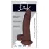 Jock 8 Inch Dong with Balls in Brown