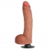 Jock 10 Inch Vibrating Dong With Balls - Beige