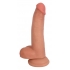 Jock Light Bareskin Dildo With Balls - 8 Inch Beige