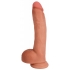 Jock Light Bareskin Dildo With Balls - 9 Inch Beige