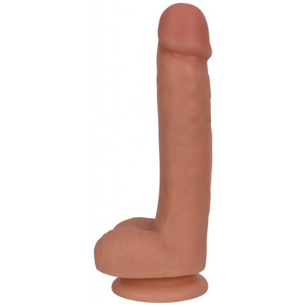 Thinz Slim Dildo with Balls - Light Beige