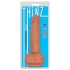 Thinz Slim Dildo with Balls - Light Beige