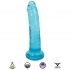 8-Inch Slim Stick Dildo - Blue, Guilt-Free Pleasure